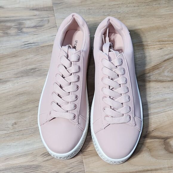 🔸️NIB Shoe Dazzle Blush Vyvyan Rhinestone Platform Shoes Size 8 - Picture 4 of 12